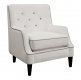 902895 Accent Chair in White Fabric by Coaster