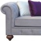 Chester Sofa in Gray Fabric by Casamode w/Options