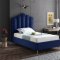 Lily Bed in Navy Velvet by Meridian w/Options