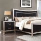 Liza CM7264 Bedroom in Black & Silver Tone w/Options