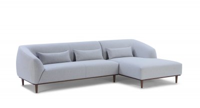 Venus Sectional Sofa 523 in Grey Fabric by VIG w/Options