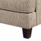 Soprano Beige Fabric Sofa & Loveseat Set w/Optional Chair