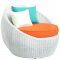 Luna Outdoor Patio Lounge Chair Choice of Color by Modway