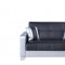 Maximum Value Sofa Bed in Black & Silver PU by Casamode w/Option