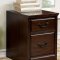 Tami Office Desk CM-DK6384 in Dark Walnut w/Options