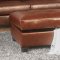 G200 Sofa & Loveseat in Brown Bonded Leather by Glory w/Options