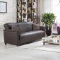 Aspen Santa Glory Dark Brown Sofa Bed in PU - Istikbal w/Options