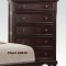 Grayson Bedroom in Dark Walnut by Acme w/Optional Casegoods