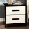 Robles CM7293 5Pc Bedroom Set in White & Black w/Options