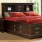 Cherry Finish 3700 Classic Bedroom w/Storage Bed & Options