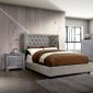 Cayla 5Pc Bedroom Set CM7779GY in Gray Fabric w/Options