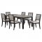 Elodie Dining Set 5Pc 121221 in Gray & Black by Coaster