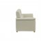 U9460 Sofa in Blanche White Leather Gel by Global w/Options