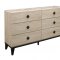 Whiting Kids Bedroom Set 4Pc 1524 in Natural & Gray -Homelegance