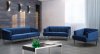 Rory Sofa 689 in Navy Velvet Fabric by Meridian w/Options