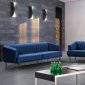 Rory Sofa 689 in Navy Velvet Fabric by Meridian w/Options