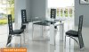 233DT Dining Table in White by American Eagle w/Optional Chairs