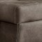 Lorna Sectional Sofa Convertible CM6515BR in Brown Fabric