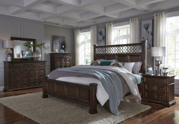 Lucca Bedroom 5Pc Set 535-BR in Cordovan Brown by Liberty [LFBS-535-Lucca]