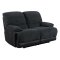 Hayes Power Reclining Sofa & Loveseat in Grey Fabric