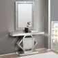 Nowles Console Table & Mirror Set 90234 in Mirror by Acme