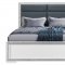 Andros Bedroom Set 5Pc in Silver by Global w/Options