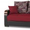 Mobimax Sofa Bed in Red Fabric by Casamode w/Options