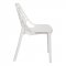 Cornelia Set of 4 Dining Chairs C18SW in White by LeisureMod