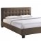 Caitlin Bed in Brown Fabric by Modway