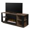 Arlo Electric Fireplace Media Console Walnut Dimplex w/Crystals