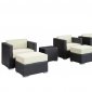 Fusion Outdoor Patio Sectional 12Pc Set Choice of Color - Modway