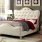 Sugar Youth Bedroom 4Pc Set CM7884IV in Ivory Leatherette