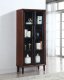 Curio Cabinet 950781 in Rich Black & Brown Finish by Coaster