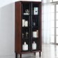 Curio Cabinet 950781 in Rich Black & Brown Finish by Coaster