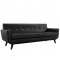 Engage EEI-1338 Sofa in Black Bonded Leather by Modway w/Options