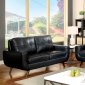 Kate Sofa CM6505 in Black Leatherette w/Options