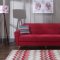 Nora Zigana Marsala Sofa Bed in Red Fabric by Istikbal w/Options