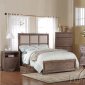 Distressed Ash Finish Transitional Equinox Bedroom By Acme