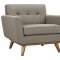 Engage Sofa in Granite Fabric by Modway w/Options