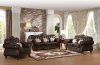 Mabel Traditional Sofa in Brown Bonded Leather w/Optional Items