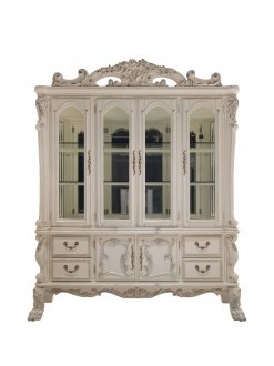 Dresden Buffet & Hutch DN01698 in Bone White by Acme