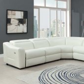 9623 Instrumental Sectional Sofa Bonded Leather by Homelegance