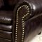 Benedict Sofa CM6311 in Dark Brown Leatherette w/Options