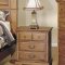 Pine Finish Transitional Bedroom w/Added Storage Bed