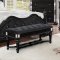 Azha Bedroom CM7194BK in Black & Mirror Trim w/Options