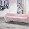 Ritz Sofa 659 in Pink Velvet Fabric by Meridian w/Options