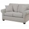 Bucco Sofa & Loveseat Set C72 in Beige Fabric w/Options