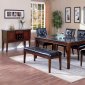 Faux Marble Top Modern 5Pc Dining Set w/Optional Items