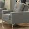 Dorian Adjustable Sofa & Loveseat 52810 in Gray Linen by Acme