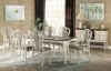 Kayley Dining Table 77135 in Antique White by Acme w/Options